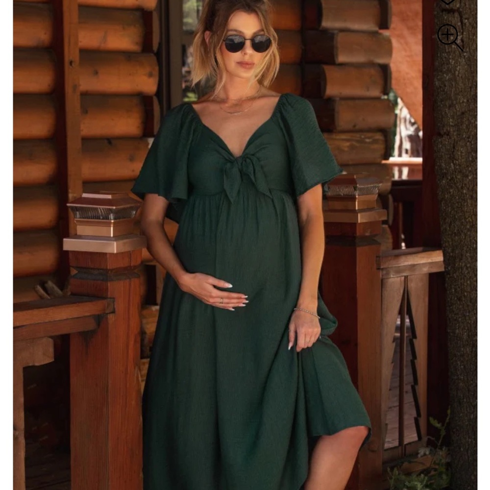 Pinkblush Green Midi Dress